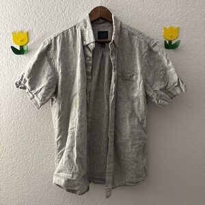 14th & Union Light Gray Casual Button Down Shirt